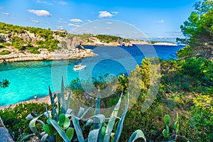 View of Cala Llombards, Mallorca Island, Spain photo