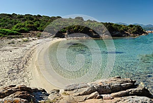 View of Cala Pascali beach