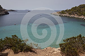 View of Cala Saladeta