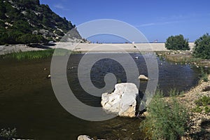 View of Cala Sisine beach