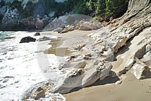 View of Cala Ziu Santoru beach