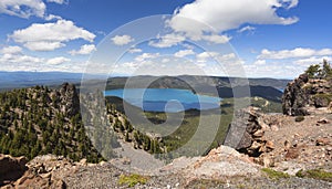 View on caldera from paulina Peak.