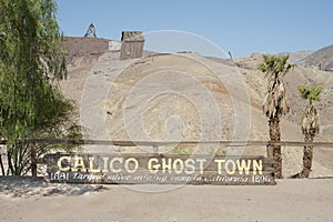 View of Calico, California, San Bernardino County