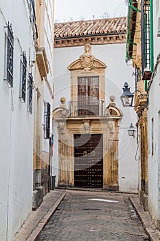 View of Calle Encarnacion street in Cordoba, Spa