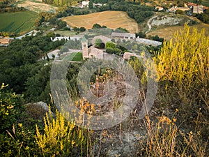 View from Calscar hill to Sant Vicens church