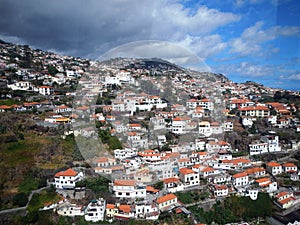 View of Camara de Lobos on the island of Madeira photo