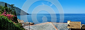 View Camogli from roofs