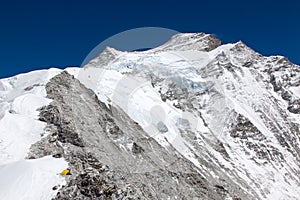 View from Camp 1 on Cho Oyu