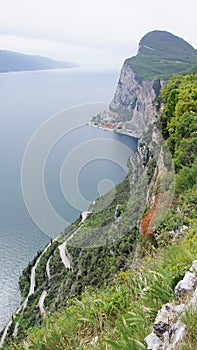 View on Campione at Lake Garda photo