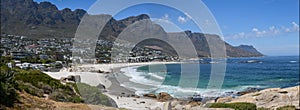 View at Camps bay near Cape Town on South Africa