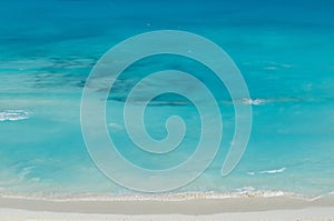 View of Cancun beach photo