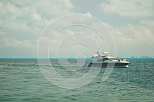 View of Cancun beach photo