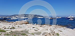 View of Cannes from ÃŽle Sainte-Marguerite