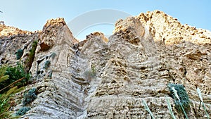 View of canyon in Judaean Desert