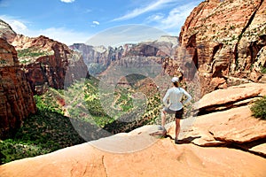 View from Canyon Overlook in Zion National Park