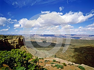 View of Canyonland in  Utah