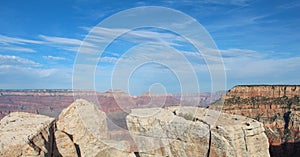 View of canyons from South Rim, Grand Canyon National Park, USA