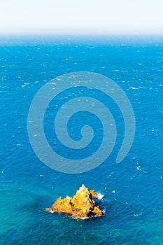 View from the Cap Spartel across the Strait of Gibraltar with Spain, Morocco