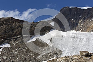 View of capanna Gnifetti