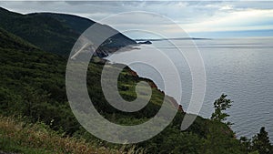 View of the Cape Breton coastline from the Cabot Trail, Canada