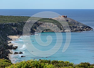 View From Cape Couedic To Remarkable Rocks Kangaroo Island SA Australia