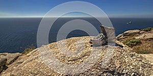 View from Cape Finisterre, La Coruña, Spain