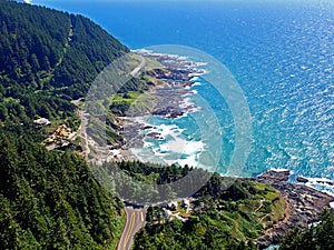 View of Cape Perpetua from the Overlook