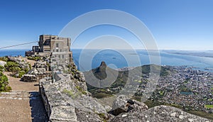 View of Cape Town city from Table Mountain