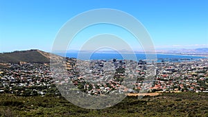 View of Cape Town in South Africa