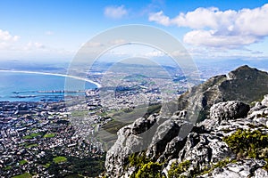 View of Cape Town from Table Mountain