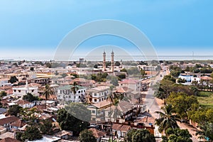 View of the capital Banjul Gambia photo