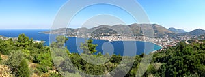 View on the capital of Samos island