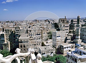 View at the capital of Yemen