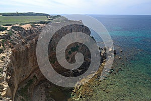View of Capo Mannu coast