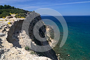 View of Capo Mannu coast