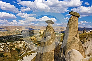 A view of cappadocia