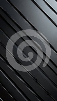 A long tunnel with a series of rectangular shadows and a light source at the far end