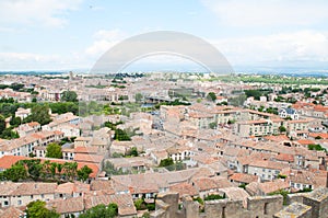 View of Carcassonne town