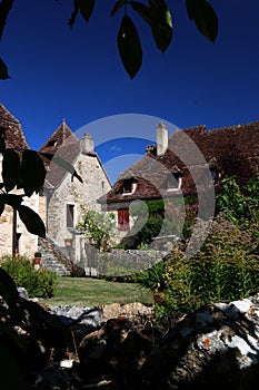 View of Carennac, Dordogne, France