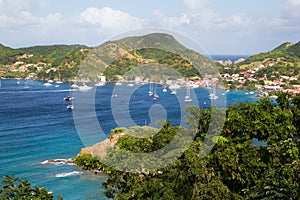 View at the caribbean island Martinique. photo