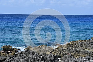 View of the Caribbean Sea from the Cayman Islands