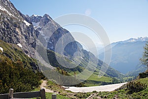 View from Carl von Stahl Haus, near Jenner mountain photo