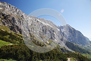 View from Carl von Stahl Haus, near Jenner mountain photo