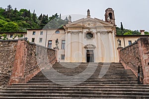 View of the Carmini Church in Marostica, Vicenza, Veneto, Italy, Europe photo