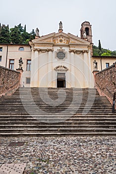 View of the Carmini Church in Marostica, Vicenza, Veneto, Italy, Europe photo