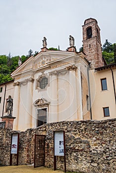 View of the Carmini Church in Marostica, Vicenza, Veneto, Italy, Europe photo