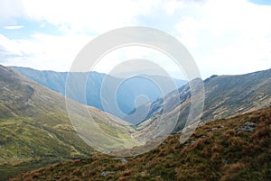 View of Carpathian Mountains, Romania