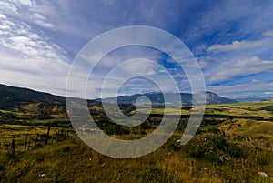 Carretera Austral with beautiful nature landscape in Patagonia, Chile photo