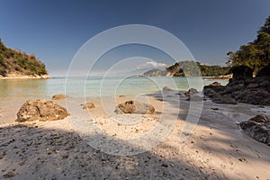 A view of the Carribean beach in Costa rica