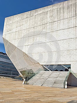 View of Casa da Musica - House of Music Modern Oporto Concert Hall the first building in Portugal exclusively dedicated to music. photo